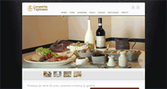 Desktop Screenshot of ceramichetapinassi.it